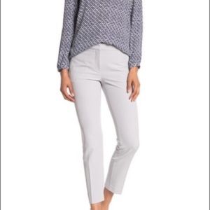 Adrianna Papell Light Blue Fitted Work Pants
